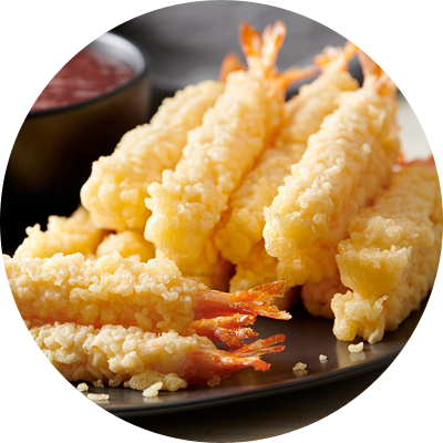 Homemade Tempura Shrimp Platter 